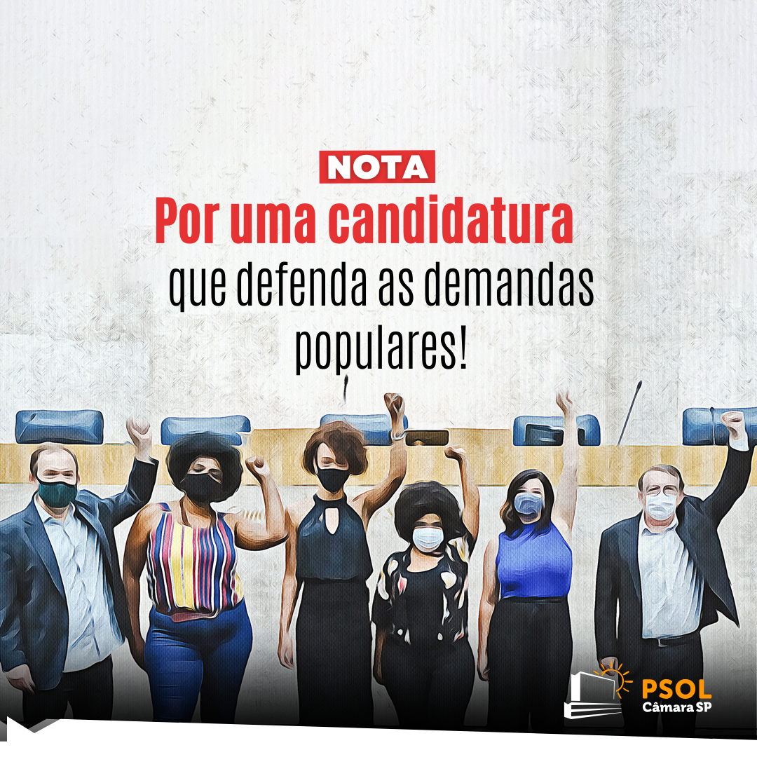 PSOL defende candidatura da oposição à presidência da Câmara Municipal de SP